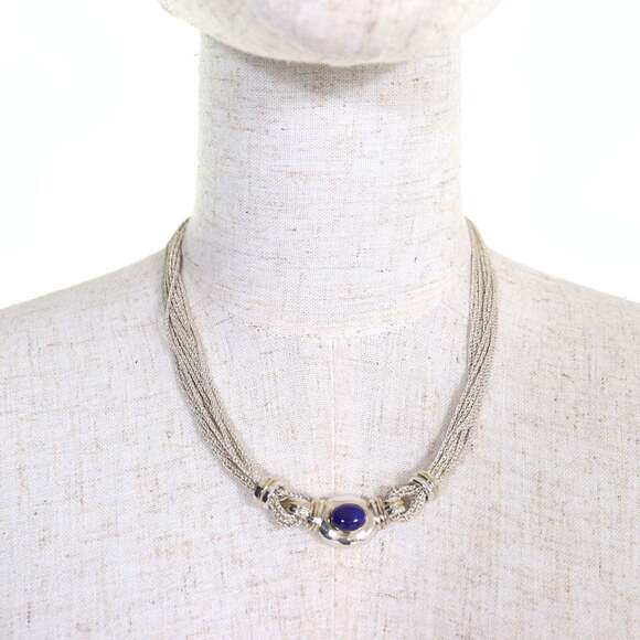 TIFFANY Authentic Vintage Blue Necklace - Picture 3 of 8